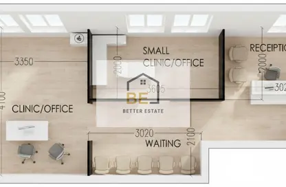 Office Space - 1 Bedroom for rent in District 5 - 5th Settlement Compounds - The 5th Settlement - New Cairo City - Cairo