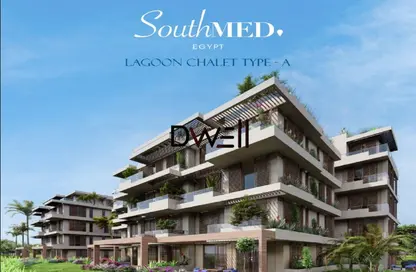 Chalet - 2 Bedrooms - 2 Bathrooms for sale in South Med - Qesm Ad Dabaah - North Coast