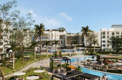 Apartment - 2 Bedrooms - 1 Bathroom for sale in Al Wahat Road - 6 October City - Giza