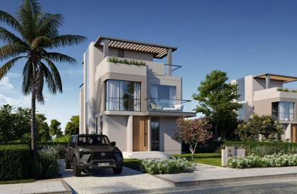 Villa - 3 Bedrooms - 3 Bathrooms for sale in Lake West - Sheikh Zayed Compounds - Sheikh Zayed City - Giza