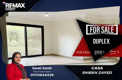 Duplex - 3 Bedrooms - 3 Bathrooms for sale in Six West - Beverly Hills - Sheikh Zayed Compounds - Sheikh Zayed City - Giza