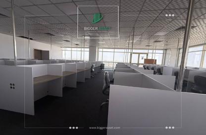 Office Space - Studio - 4 Bathrooms for rent in Al Sadat Axis - The 1st Settlement - New Cairo City - Cairo