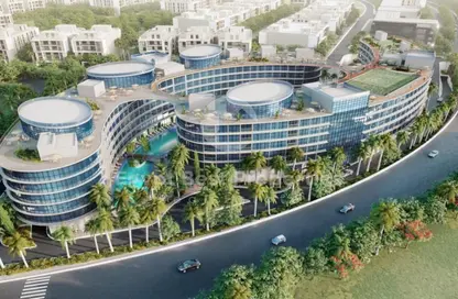 شقق فندقية - غرفة نوم - 2 حمامات للبيع في مون ريزيدنس - فيفث سكوير - التجمع الخامس - مدينة القاهرة الجديدة - القاهرة