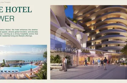 Hotel Apartment - Studio - 1 Bathroom for sale in IL Monte Galala - Al Ain Al Sokhna - Suez