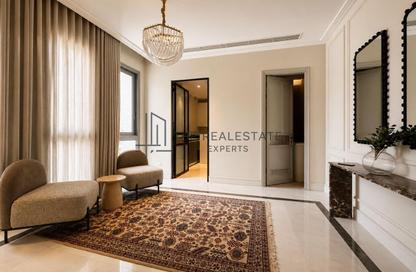 Apartment - 2 Bedrooms - 3 Bathrooms for rent in Aljazi Marriott Residences - Mohamed Naguib Axis - North Investors Area - New Cairo City - Cairo