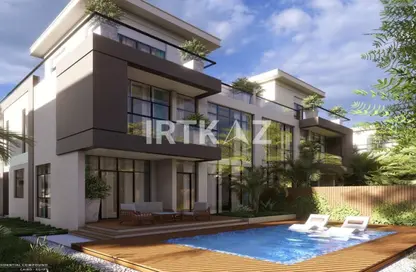 تاون هاوس - 3 غرف نوم - 4 حمامات للبيع في كومباوند سعاده - مدينة القاهرة الجديدة - القاهرة