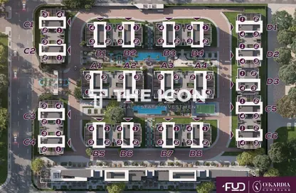 Apartment - 3 Bedrooms - 2 Bathrooms for sale in Okardia - New Obour City - Qalyubia Apartment - 3 Bedrooms - 2 Bathrooms for sale in Okardia - New Obour City - Qalyubia
