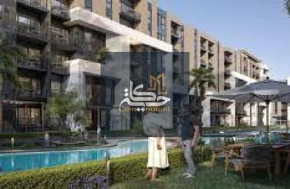شقة - 2 غرف نوم - 2 حمامات للبيع في ريفرتون - المستثمرين الجنوبية - مدينة القاهرة الجديدة - القاهرة