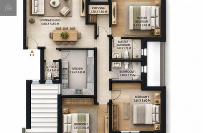Apartment - 3 - 3 for sale in O West - 6 October Compounds - 6 October City - Giza Apartment - 3 - 3 for sale in O West - 6 October Compounds - 6 October City - Giza