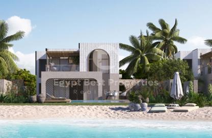 Chalet - 4 Bedrooms - 3 Bathrooms for sale in The Med - Ras Al Hekma - North Coast