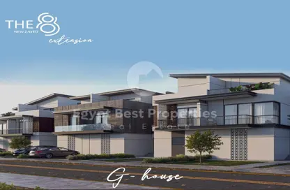 تاون هاوس - 3 غرف نوم - 3 حمامات للبيع في ذا 8 - مدينة زايد الجديدة - الشيخ زايد - الجيزة