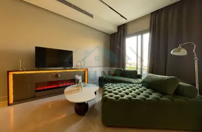 Apartment - 1 Bedroom - 2 Bathrooms for rent in Aljazi Marriott Residences - Mohamed Naguib Axis - North Investors Area - New Cairo City - Cairo