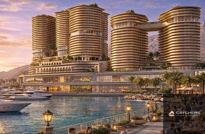 Hotel Apartment - 2 Bedrooms - 2 Bathrooms for sale in IL Monte Galala - Al Ain Al Sokhna - Suez