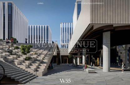 Office Space - Studio - 2 Bathrooms for sale in The Water Way - North Investors Area - New Cairo City - Cairo
