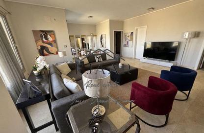 Penthouse - 4 Bedrooms - 3 Bathrooms for rent in The Village - South Investors Area - New Cairo City - Cairo