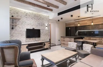 Apartment - 2 Bedrooms - 1 Bathroom for rent in Palm Hills Village Gate - South Investors Area - New Cairo City - Cairo