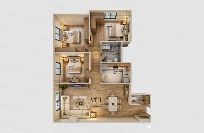 Apartment - 3 Bedrooms - 2 Bathrooms for sale in Gate 1 - Khofo - Hadayek El Ahram - Giza