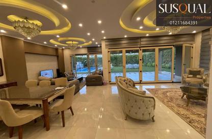 Villa - 6 Bedrooms - 7 Bathrooms for rent in Palm Hills New Cairo - 5th Settlement Compounds - The 5th Settlement - New Cairo City - Cairo