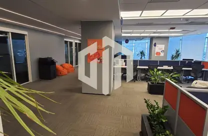 Office Space - 1 Bedroom - 1 Bathroom for rent in Bank Center Street - South Teseen St. - The 5th Settlement - New Cairo City - Cairo