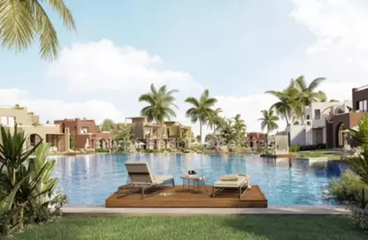 Chalet - 2 Bedrooms - 2 Bathrooms for sale in Swan Lake Gouna - El Gouna - Hurghada - Red Sea