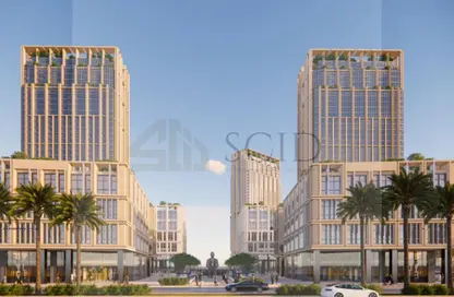 مساحات مكتبية - 2 غرف نوم - 1 حمام للبيع في 205 اركان بالم - كمبوندات الشيخ زايد - الشيخ زايد - الجيزة