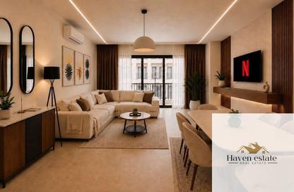 Apartment - 2 Bedrooms - 2 Bathrooms for rent in Moon Residences - Fifth Square - The 5th Settlement - New Cairo City - Cairo