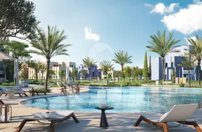 Chalet - 2 Bedrooms - 3 Bathrooms for sale in Makadi Heights - Makadi Orascom Resort - Makadi - Hurghada - Red Sea