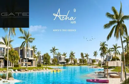 Chalet - 2 Bedrooms - 3 Bathrooms for sale in Azha North - Ras Al Hekma - North Coast