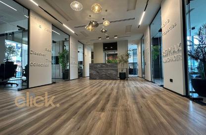 Office Space - Studio - 3 Bathrooms for rent in Bank Center Street - South Teseen St. - The 5th Settlement - New Cairo City - Cairo