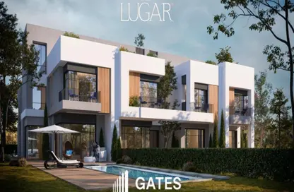 تاون هاوس - 3 غرف نوم - 2 حمامات للبيع في لوجار - مدينة زايد الجديدة - الشيخ زايد - الجيزة