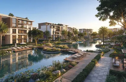 Apartment - 2 Bedrooms - 2 Bathrooms for sale in Tesla Residence - Al Wahat Road - 6 October City - Giza