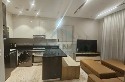 Apartment - 1 Bedroom - 2 Bathrooms for rent in Aljazi Marriott Residences - Mohamed Naguib Axis - North Investors Area - New Cairo City - Cairo