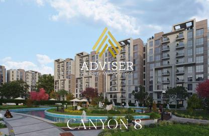 Apartment - Studio - 1 for sale in Canyon 8 - R8 - New Capital City - Cairo