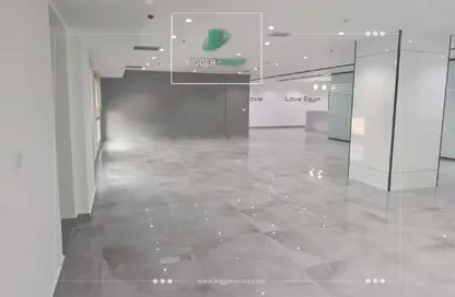 Office Space - Studio - 2 Bathrooms for rent in Bank Center Street - South Teseen St. - The 5th Settlement - New Cairo City - Cairo