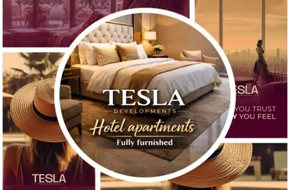 شقق فندقية - 1 حمام للبيع في مجمع تسلا السكني - طريق الواحات - مدينة 6 أكتوبر - الجيزة