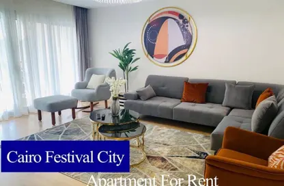 Apartment - 3 Bedrooms - 3 Bathrooms for rent in Cairo Festival City - North Investors Area - New Cairo City - Cairo