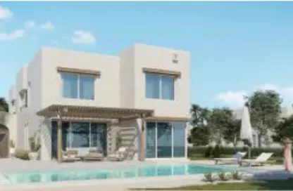 شاليه - 2 غرف نوم - 2 حمامات للبيع في هاسيندا وترز - قسم الضبعة - الساحل الشمالي