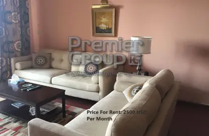 Apartment - 2 Bedrooms - 3 Bathrooms for rent in Katameya Heights - El Katameya Compounds - El Katameya - New Cairo City - Cairo