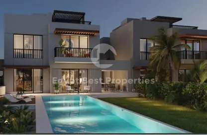 تاون هاوس - 3 غرف نوم - 4 حمامات للبيع في أو ويست - كمبوندات 6 أكتوبر - مدينة 6 أكتوبر - الجيزة