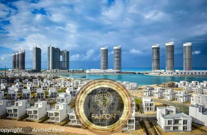 Chalet - 2 Bedrooms - 2 Bathrooms for sale in Mazarine - New Alamein City - Al Alamein - North Coast