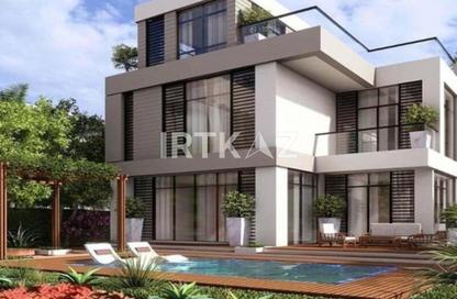 Twin House - 5 Bedrooms - 5 Bathrooms for sale in Saada Compound - New Cairo City - Cairo