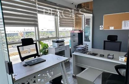 Office Space - Studio - 2 Bathrooms for rent in V90 - North Teseen St. - The 5th Settlement - New Cairo City - Cairo