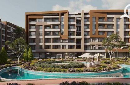 شقة - 3 غرف نوم - 2 حمامات للبيع في شارع النوادي - حدائق اكتوبر - مدينة 6 أكتوبر - الجيزة