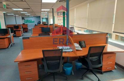 Office Space - Studio - 5 Bathrooms for rent in Concord Plaza - South Investors Area - New Cairo City - Cairo