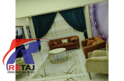 Apartment - 3 Bedrooms - 2 Bathrooms for rent in Al Tayaran St. - Rabaa Al Adaweyah - Nasr City - Cairo