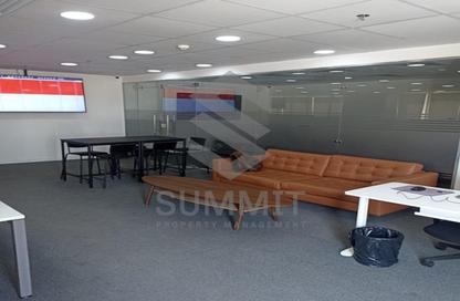 Office Space - Studio - 2 Bathrooms for rent in Bank Center Street - South Teseen St. - The 5th Settlement - New Cairo City - Cairo