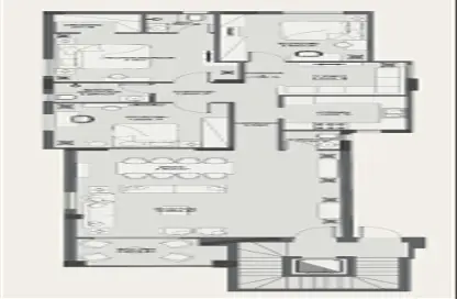 دوبلكس - 3 غرف نوم - 3 حمامات للبيع في المنطقة ب - حى جنوب الاكايمية - مدينة القاهرة الجديدة - القاهرة