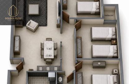 Duplex - 3 - 2 for sale in Al Andalus Buildings - Al Andalus District - New Cairo City - Cairo