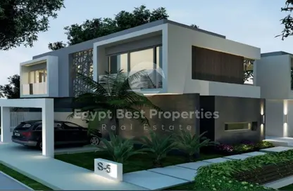 Townhouse - 3 Bedrooms - 4 Bathrooms for sale in Badya Palm Hills - 6 October Compounds - 6 October City - Giza Townhouse - 3 Bedrooms - 4 Bathrooms for sale in Badya Palm Hills - 6 October Compounds - 6 October City - Giza