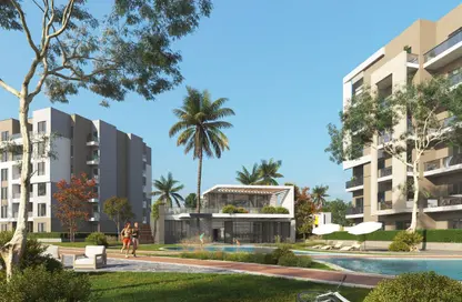 Apartment - 3 Bedrooms - 2 Bathrooms for sale in Garden Gate - Ashgar City - Al Wahat Road - 6 October City - Giza